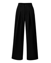 BTFBM Women High Waist Palazzo Pants Fall 2025 Casual Wide Leg Trousers Loose Work Office Business Suit Pant Pockets - 7DAY'S