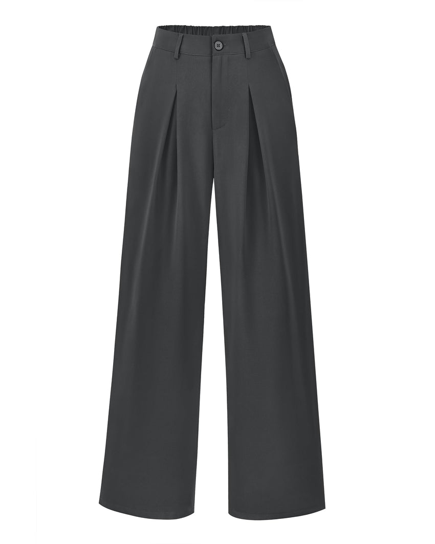 BTFBM Women High Waist Palazzo Pants Fall 2025 Casual Wide Leg Trousers Loose Work Office Business Suit Pant Pockets - 7DAY'S