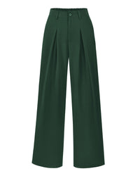 BTFBM Women High Waist Palazzo Pants Fall 2025 Casual Wide Leg Trousers Loose Work Office Business Suit Pant Pockets - 7DAY'S