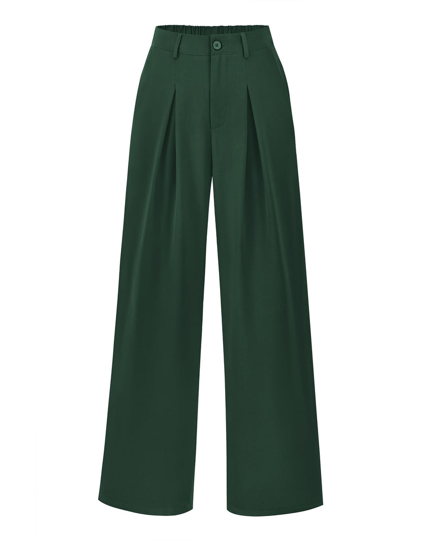 BTFBM Women High Waist Palazzo Pants Fall 2025 Casual Wide Leg Trousers Loose Work Office Business Suit Pant Pockets - 7DAY'S