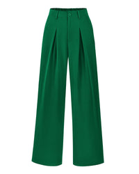 BTFBM Women High Waist Palazzo Pants Fall 2025 Casual Wide Leg Trousers Loose Work Office Business Suit Pant Pockets - 7DAY'S