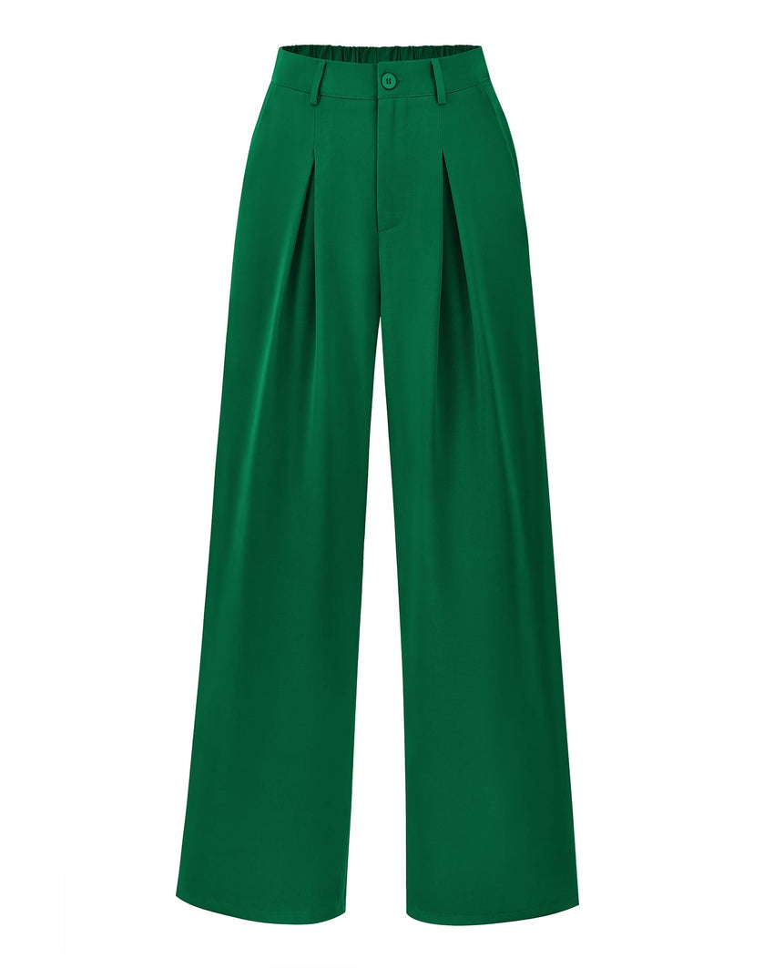 BTFBM Women High Waist Palazzo Pants Fall 2025 Casual Wide Leg Trousers Loose Work Office Business Suit Pant Pockets - 7DAY'S