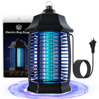 Bug Zapper Indoor, Fly Zappers Electric Mosquitoes Insect Gant Fruit Flies Moth Traps with 4200V for Home Living Room Bedroom Kitchen Backyard Patio Garage Office Camping - 7DAY'S
