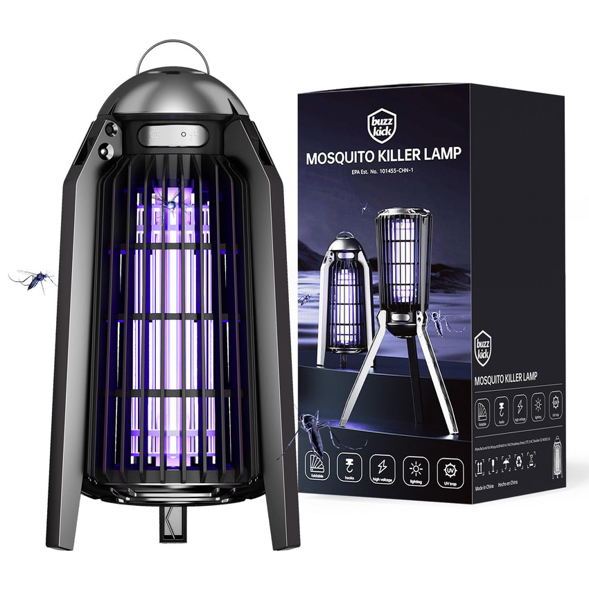 Bug Zapper Indoor, Fly Zappers Electric Mosquitoes Insect Gant Fruit Flies Moth Traps with 4200V for Home Living Room Bedroom Kitchen Backyard Patio Garage Office Camping - 7DAY'S