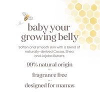 Burt's Bees Mama Belly Butter Stretch Mark Cream for Pregnancy Massages Body & Reduces Scar Appearance, Prenatal & Postnatal Tummy Skin Care, Shea Butter & Vitamin E Rich Formula, 6.5 Oz Tub - 7DAY'S