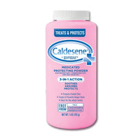 Caldesene Medicated Protecting Body Powder with Zinc Oxide and Cornstarch, Talc Free, 5 Oz - 7DAY'S