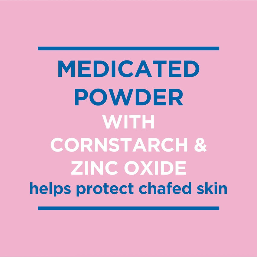Caldesene Medicated Protecting Body Powder with Zinc Oxide and Cornstarch, Talc Free, 5 Oz - 7DAY'S