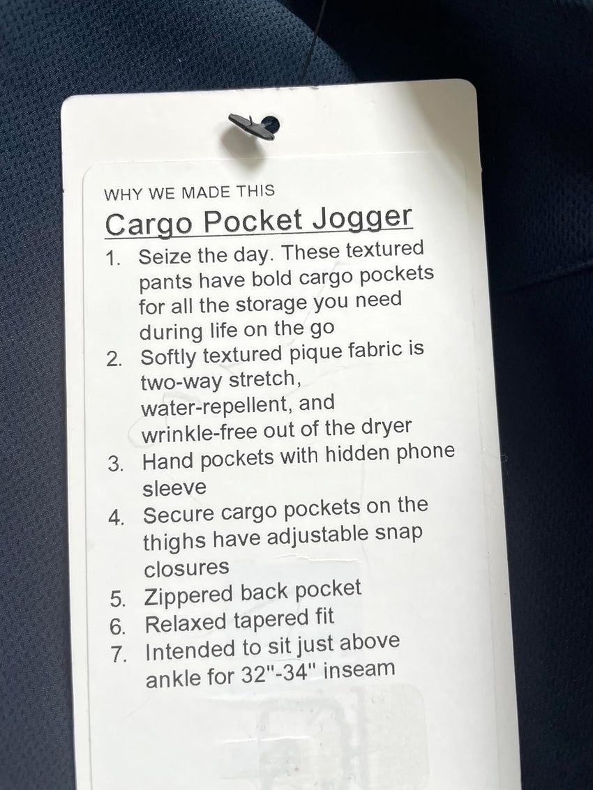 Cargo Pocket Jogger - TRNV (True Navy) (US, Numeric, 34, Regular, Regular) - 7DAY'S