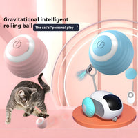 Cat Chase Toy Cat Interactive Ball Smart Pet Cat Toys Indoor Automatic Rolling Magic Ball Electronic Interactive Cat Toy Cat Game Accessories - 7DAY'S