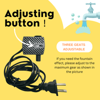 Cat Water Dispenser and Feeding Bowl 2 - in - 1, Dry and wet separation automatic water dispenser Sturdy cat feeding bowl Cat and dog feeding supplies easy to clean flow design Christmas gift - 7DAY'S