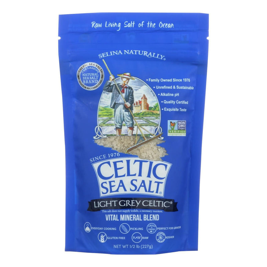 Celtic Sea Salt Light Grey - Case Of 6 - 0.5 Lb. - 7DAY'S