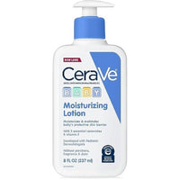 CeraVe Baby Lotion, Gentle Baby Skin Care with Ceramides, Niacinamide & Vitamin E, Fragrance, Paraben, Dye & Phthalates Free, Lightweight Moisturizer, 8 Ounce, Packaging May Vary - 7DAY'S