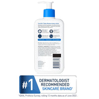 CeraVe Daily Moisturizing Lotion for Dry Skin, Body Lotion & Face Moisturizer with Hyaluronic Acid and Ceramides, Daily Moisturizer, Fragrance Free, Oil - Free, 19 Ounce - 7DAY'S