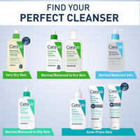 CeraVe Foaming Facial Cleanser, Daily Face Wash for Oily Skin, Hyaluronic Acid + Ceramides + Niacinamide, Fragrance Free & Paraben Free, Non - Drying Oil Control Face Wash, 16 Fluid Ounces - 7DAY'S