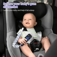 Chuya Baby Teether Toy Chew Toy for Babies 3 - 24 Months TV Remote Control Shape Teething Relief Baby Toys for Infants (Black) - 7DAY'S