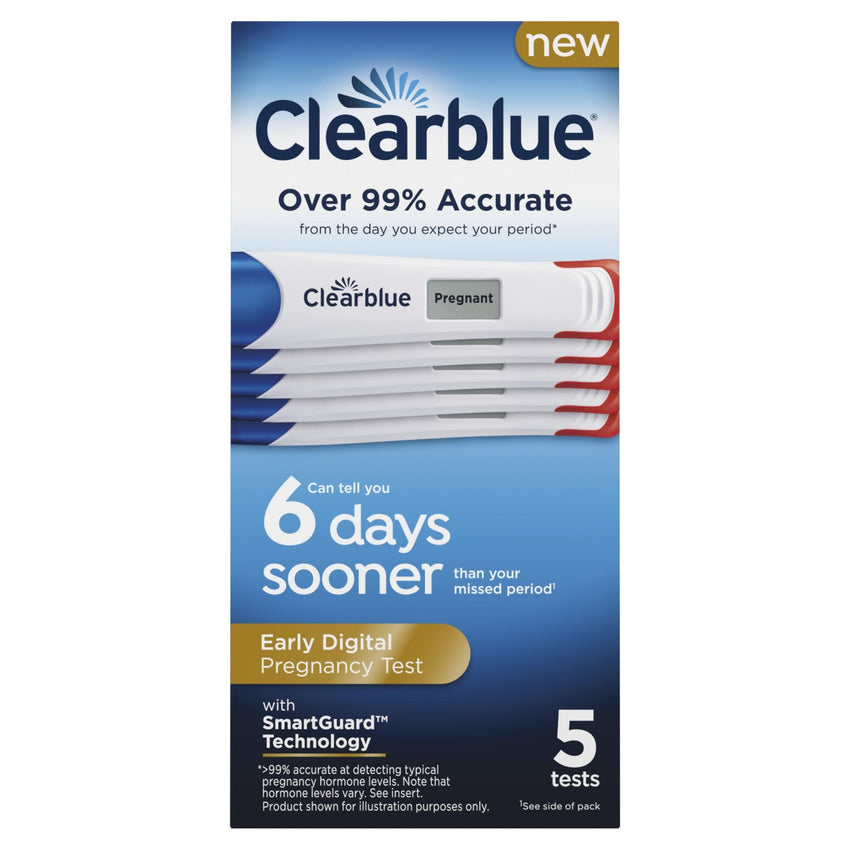 Clearblue Early Digital Pregnancy Test, Early Detection at Home Pregnancy Test, 2 Ct - 7DAY'S