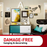 Command 15 lb Large Picture Hanging Strips 14 Pairs (28 Command Strips), Damage - Free Hanging Picture Hangers, No Tools Wall Hanger for Home Decor, White Adhesive - 7DAY'S