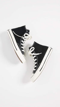 Converse All Star '70s High Top Unisex Sneakers, Black, 7.5 US Women/5.5 US Men - 7DAY'S