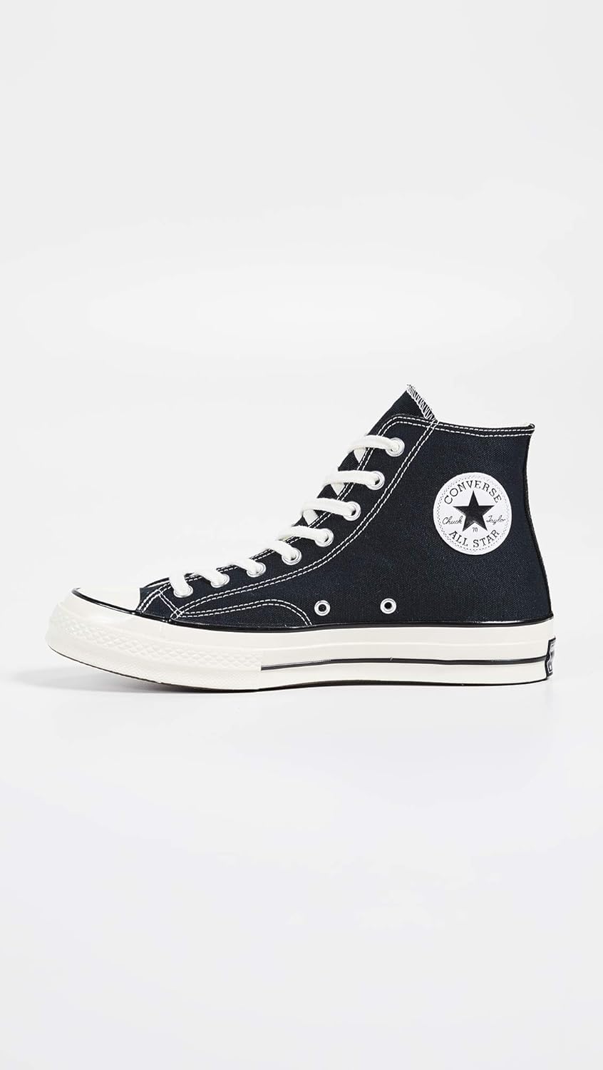 Converse All Star '70s High Top Unisex Sneakers, Black, 7.5 US Women/5.5 US Men - 7DAY'S