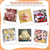 Coopay Crochet Kit Beginners Crochet Hook Set with Crochet Yarn,58PCS Portable Crochet Set Ergonomic Crochet Hooks Travel Knitting Crochet Supplies - 7DAY'S