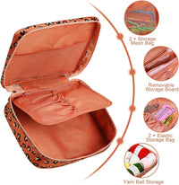 Coopay Crochet Kit Beginners Crochet Hook Set with Crochet Yarn,58PCS Portable Crochet Set Ergonomic Crochet Hooks Travel Knitting Crochet Supplies - 7DAY'S