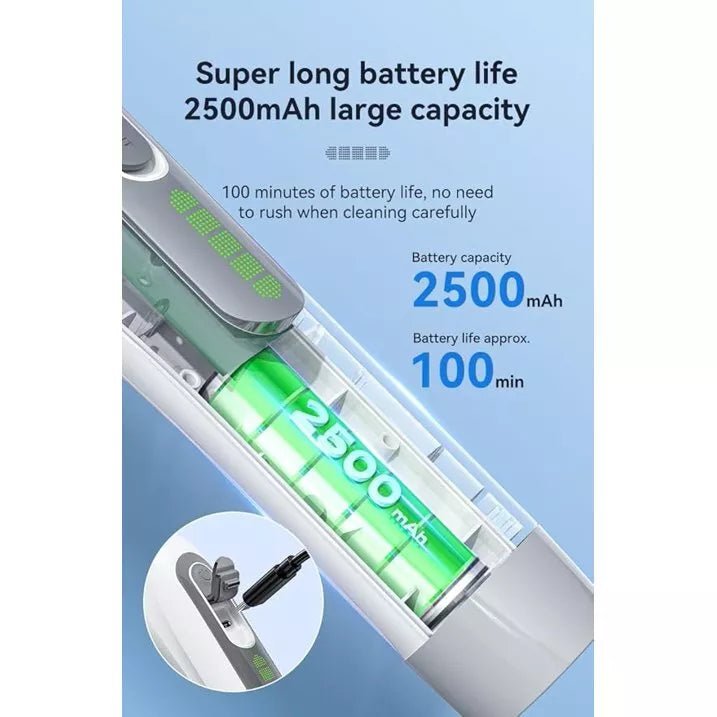 Cordless Electric Spin Scrubber, Cleaning Brush Scrubber for Home, 400RPM/Mins - 8 Replaceable Brush Heads - 90Mins Work Time, 3 Adjustable Size, 2 Speeds for Bathroom Shower Bathtub Glass Car - 7DAY'S