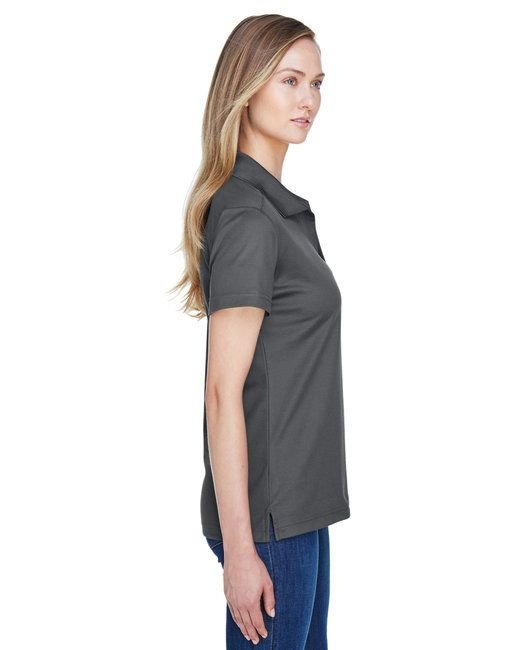 CrownLux Performance™ Ladies' Plaited Polo - GRAPHITE - XS - 7DAY'S