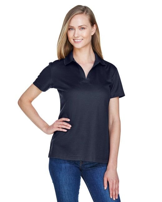 CrownLux Performance™ Ladies' Plaited Polo - GRAPHITE - XS - 7DAY'S