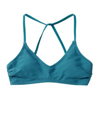 CUPSHE Bikini Top for Women Bathing Suit Criss Cross Self Tie Spaghetti Straps V Neck - 7DAY'S