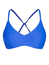 CUPSHE Bikini Top for Women Bathing Suit Criss Cross Self Tie Spaghetti Straps V Neck - 7DAY'S