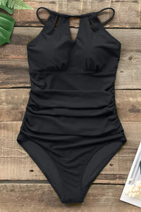 CUPSHE Women's One Piece Swimsuit High Neck Tummy Control Swimwear Bathing Suit - 7DAY'S