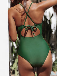 CUPSHE Women's One Piece Swimsuit High Neck Tummy Control Swimwear Bathing Suit - 7DAY'S