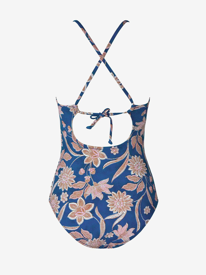 CUPSHE Women's One Piece Swimsuit High Neck Tummy Control Swimwear Bathing Suit - 7DAY'S