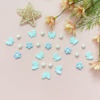 Cute Butterfly Flower Shoe Charms for Girls, 25Pcs Pink Girly DIY Shoe Decoration Charm for Clog Sandals, Party Favor - 7DAY'S