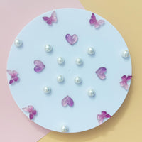 Cute Butterfly Flower Shoe Charms for Girls, 25Pcs Pink Girly DIY Shoe Decoration Charm for Clog Sandals, Party Favor - 7DAY'S