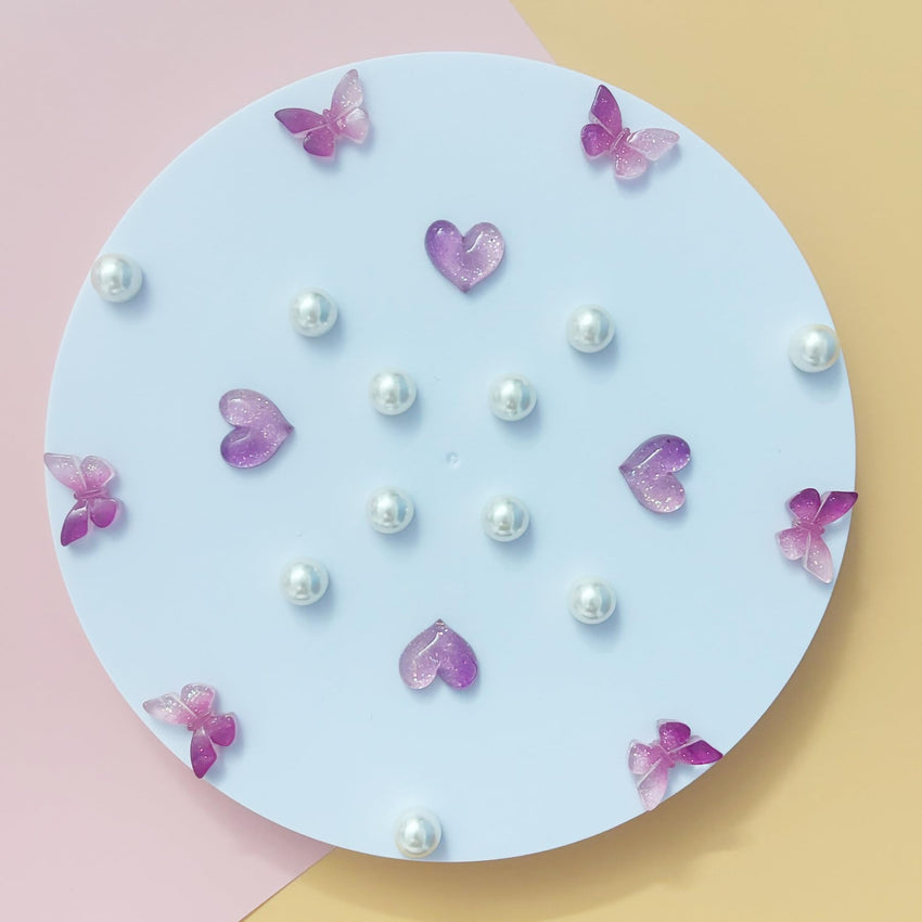 Cute Butterfly Flower Shoe Charms for Girls, 25Pcs Pink Girly DIY Shoe Decoration Charm for Clog Sandals, Party Favor - 7DAY'S