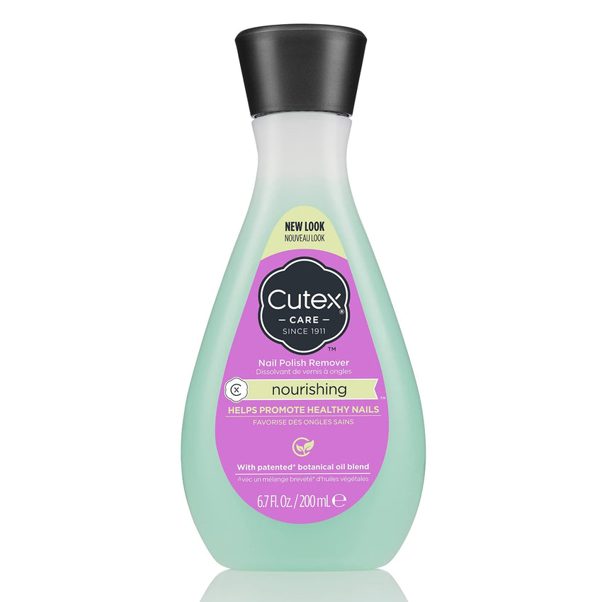 Cutex Gel Nail Polish Remover, Ultra - Powerful & Removes Glitter and Dark Colored Paints, Paraben Free, 6.76 Fl Oz - 7DAY'S