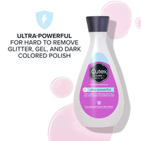 Cutex Gel Nail Polish Remover, Ultra - Powerful & Removes Glitter and Dark Colored Paints, Paraben Free, 6.76 Fl Oz - 7DAY'S