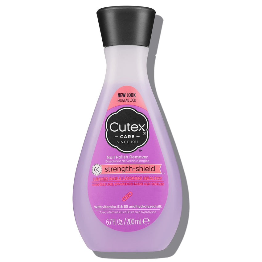 Cutex Gel Nail Polish Remover, Ultra - Powerful & Removes Glitter and Dark Colored Paints, Paraben Free, 6.76 Fl Oz - 7DAY'S