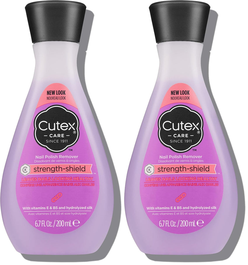 Cutex Gel Nail Polish Remover, Ultra - Powerful & Removes Glitter and Dark Colored Paints, Paraben Free, 6.76 Fl Oz - 7DAY'S