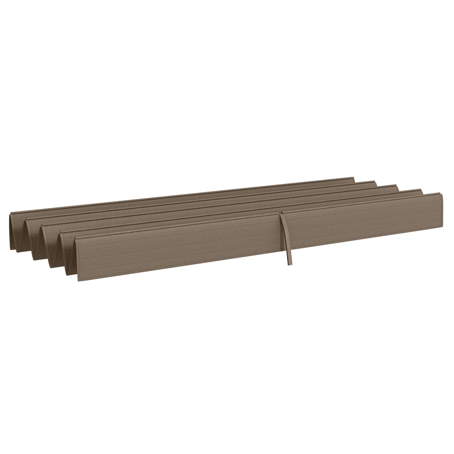 Pergola Canopy, Retractable Sun Shade Cover for 10' x 7' Pergola, UV30+ Protected, Coffee