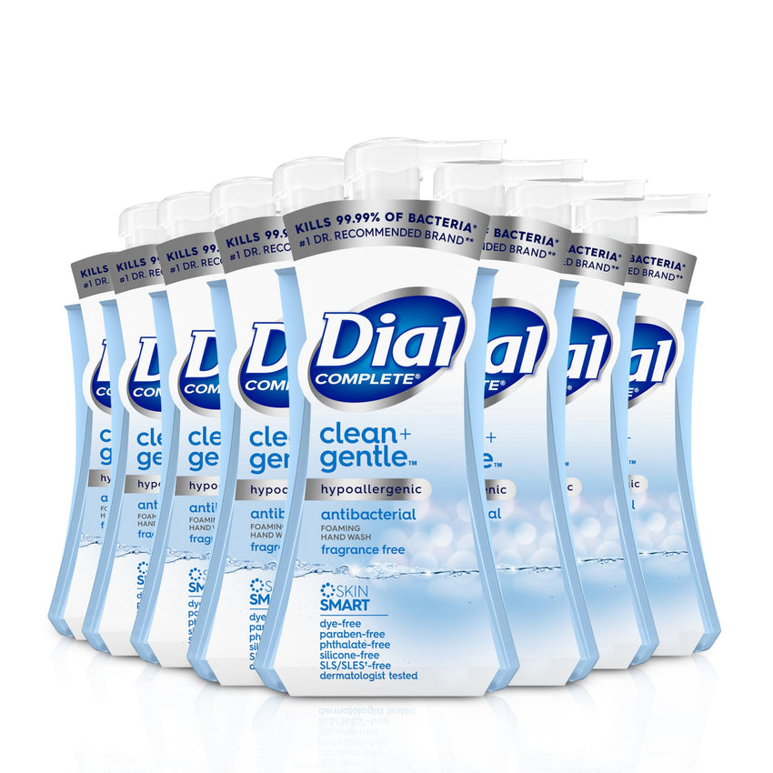 Dial Antibacterial Foaming Hand Wash, Fresh Pear, 7.5 fl oz Pack of 6) - 7DAY'S