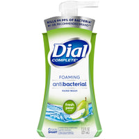 Dial Antibacterial Foaming Hand Wash, Fresh Pear, 7.5 fl oz Pack of 6) - 7DAY'S