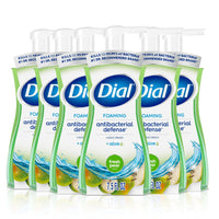 Dial Antibacterial Foaming Hand Wash, Fresh Pear, 7.5 fl oz Pack of 6) - 7DAY'S