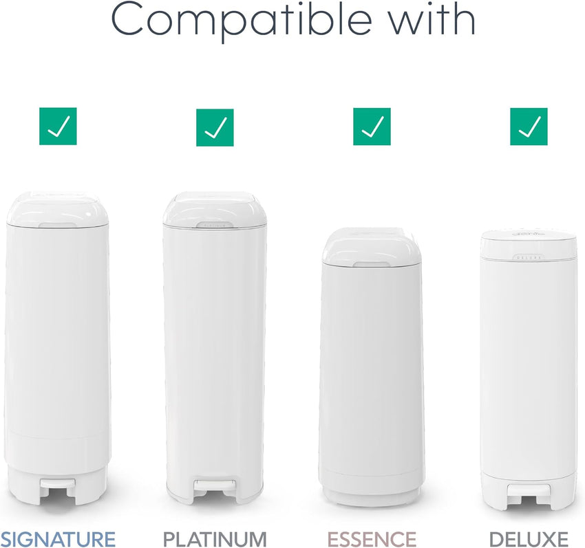 Diaper Genie Easy Roll Refill | 30 Bags Per Refill | Holds Up to 1410 Newborn Diapers | Odor Control | Diaper Pail Refill Bags | Fits Diaper Genie Signature & Platinum Pails - 7DAY'S