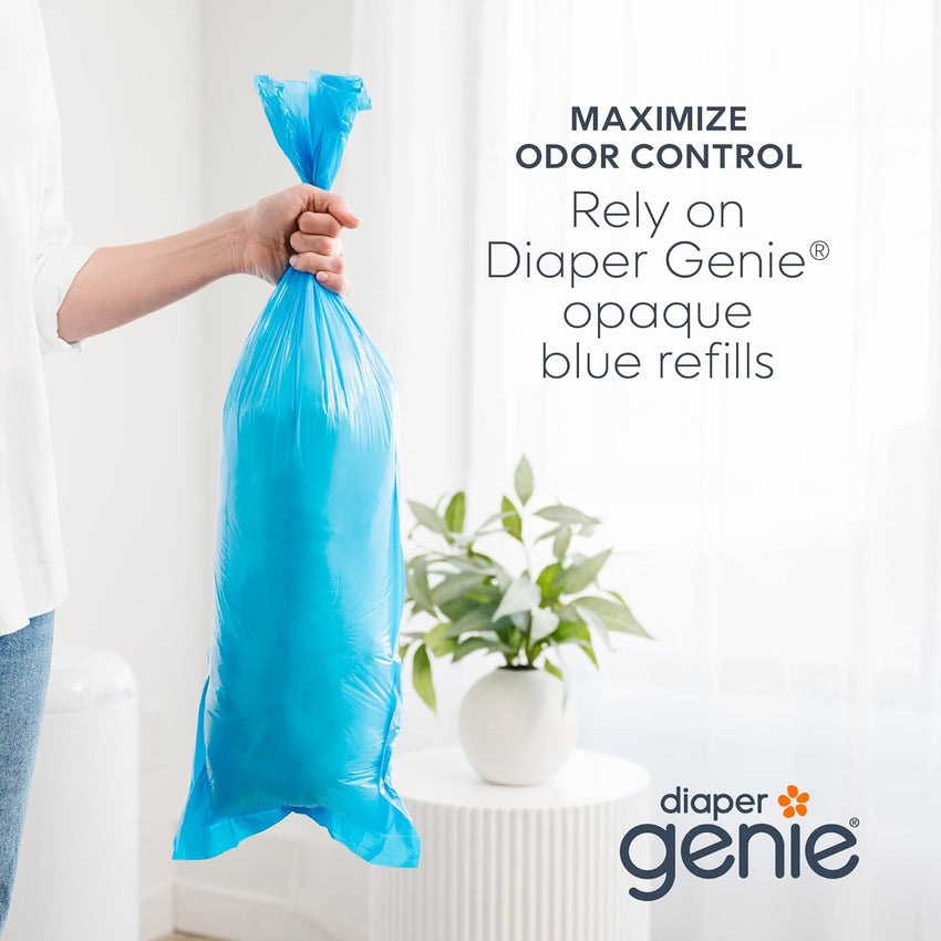 Diaper Genie Easy Roll Refill | 30 Bags Per Refill | Holds Up to 1410 Newborn Diapers | Odor Control | Diaper Pail Refill Bags | Fits Diaper Genie Signature & Platinum Pails - 7DAY'S