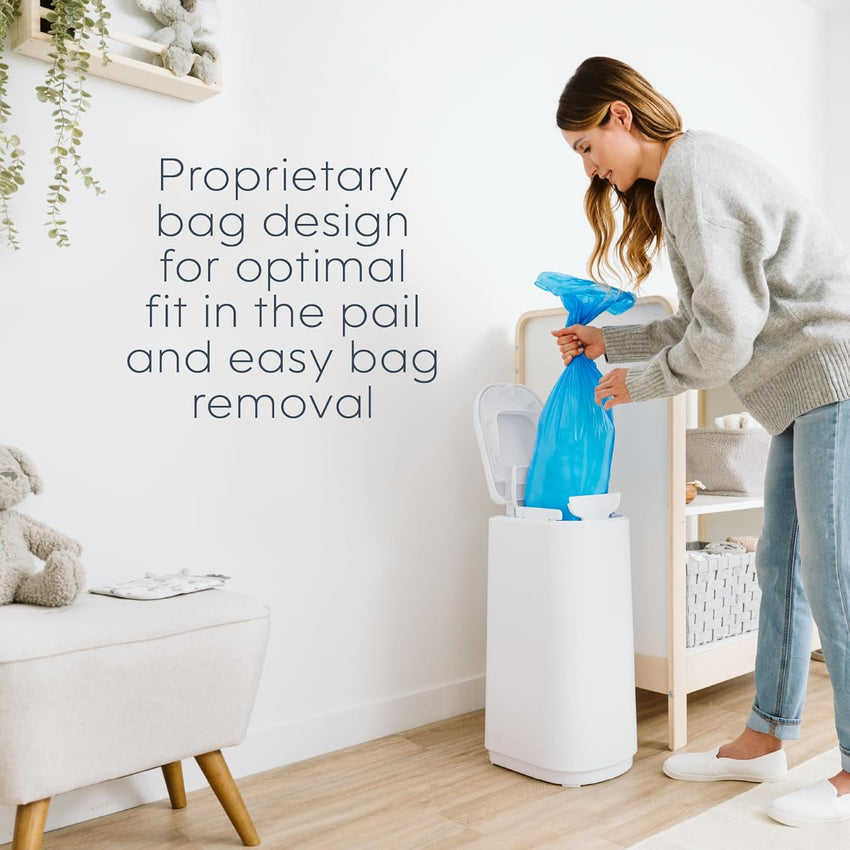 Diaper Genie Easy Roll Refill | 30 Bags Per Refill | Holds Up to 1410 Newborn Diapers | Odor Control | Diaper Pail Refill Bags | Fits Diaper Genie Signature & Platinum Pails - 7DAY'S