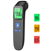 Digital Thermometer for Adults and Kids, Forehead No - Touch Thermometer with Fever Alarm, Accurate and Easy - to - use Thermometer for Home use - 7DAY'S