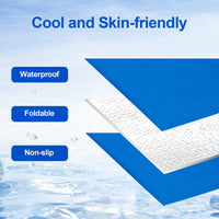 Dog Cooling Mat, Pet Cooling Mat for Dogs and Cats, Pressure Activated Dog Cooling Pad, No Water or Refrigeration Needed, Non - Toxic Gel - 7DAY'S