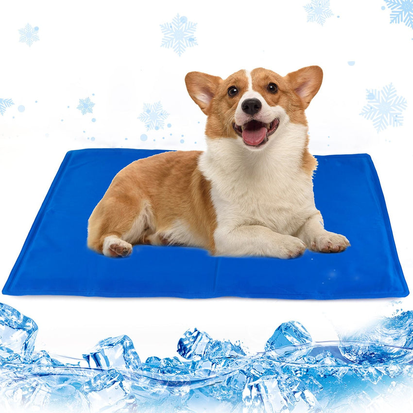 Dog Cooling Mat, Pet Cooling Mat for Dogs and Cats, Pressure Activated Dog Cooling Pad, No Water or Refrigeration Needed, Non - Toxic Gel - 7DAY'S